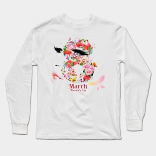 8th March  - Woman Empowerment  - IWD Long Sleeve T-Shirt